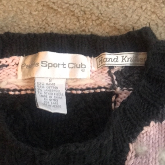 🌸NEW🌸 Patchwork Hand Knitted Vintage Sweater - Picture 6 of 16